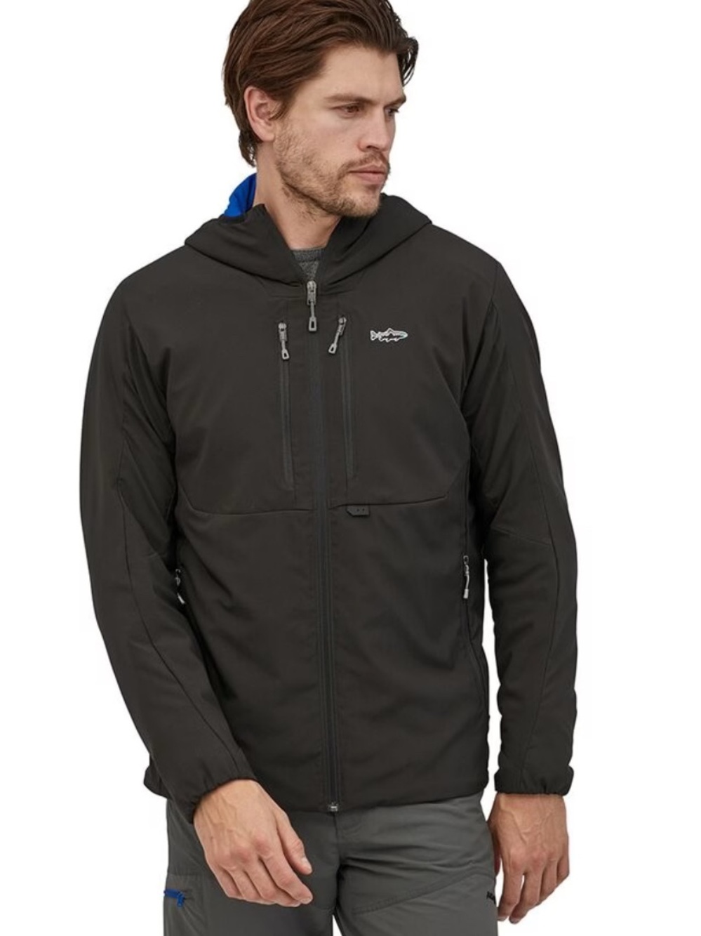 Patagonia Men's Tough Puff Hoody black size large